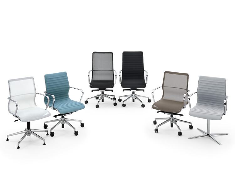 Stylish, modern and ergonomic office seating.